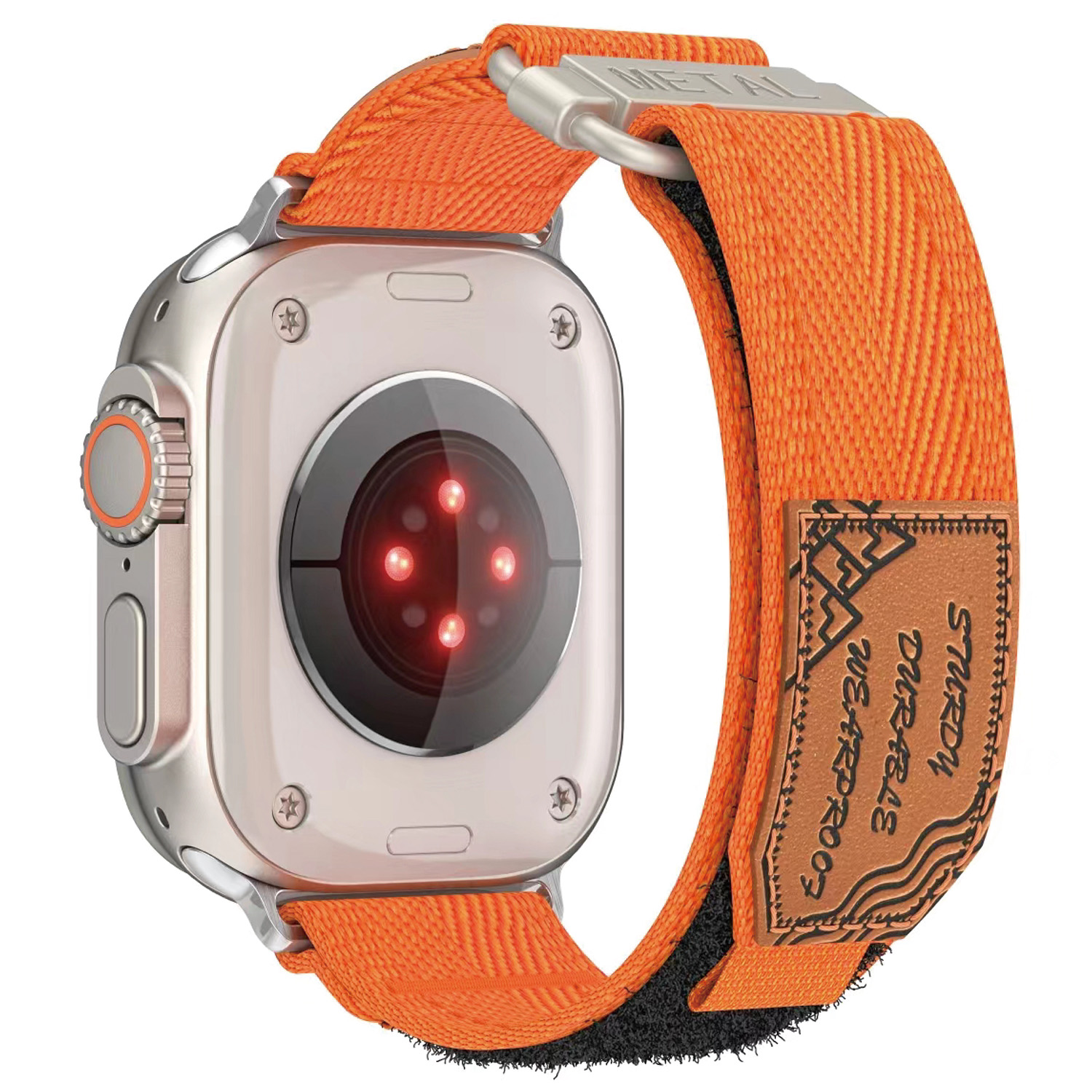 AppleWatch41/40/38mm用キャンピングバンド オレンジ