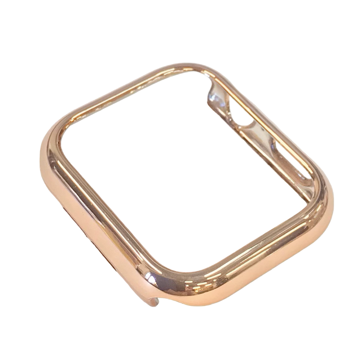 AppleWatch41mm用側面保護メタリックケース ゴールド