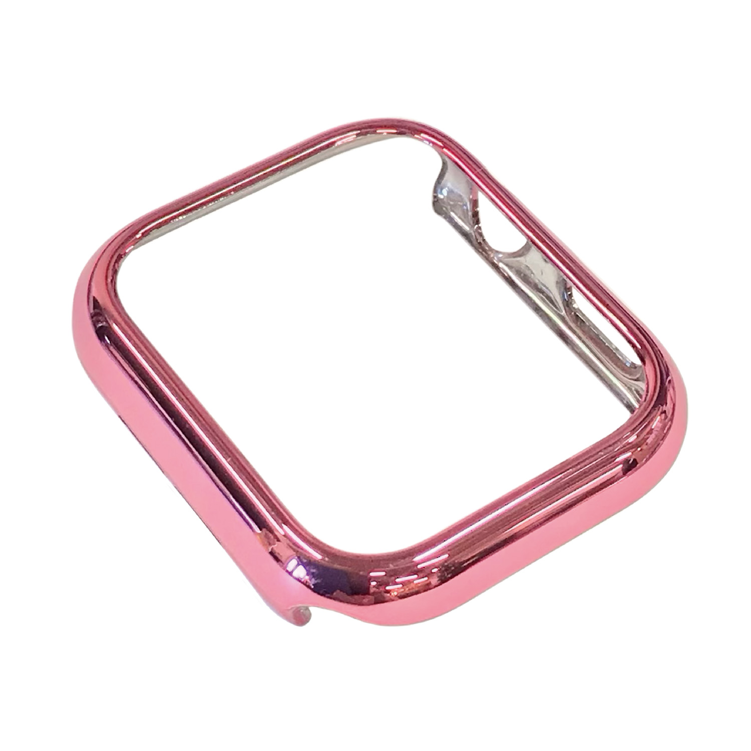 AppleWatch44mm用側面保護メタリックケース ピンクゴールド