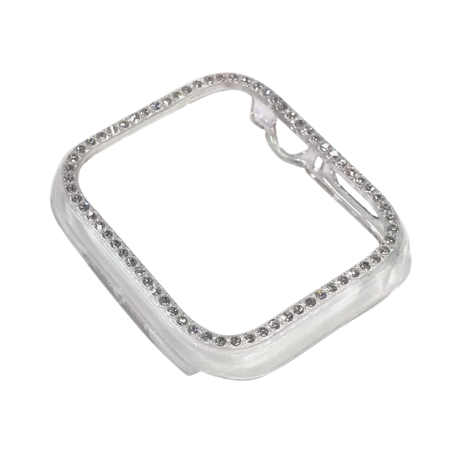 AppleWatch44mm用側面保護オーロラケース ストーン