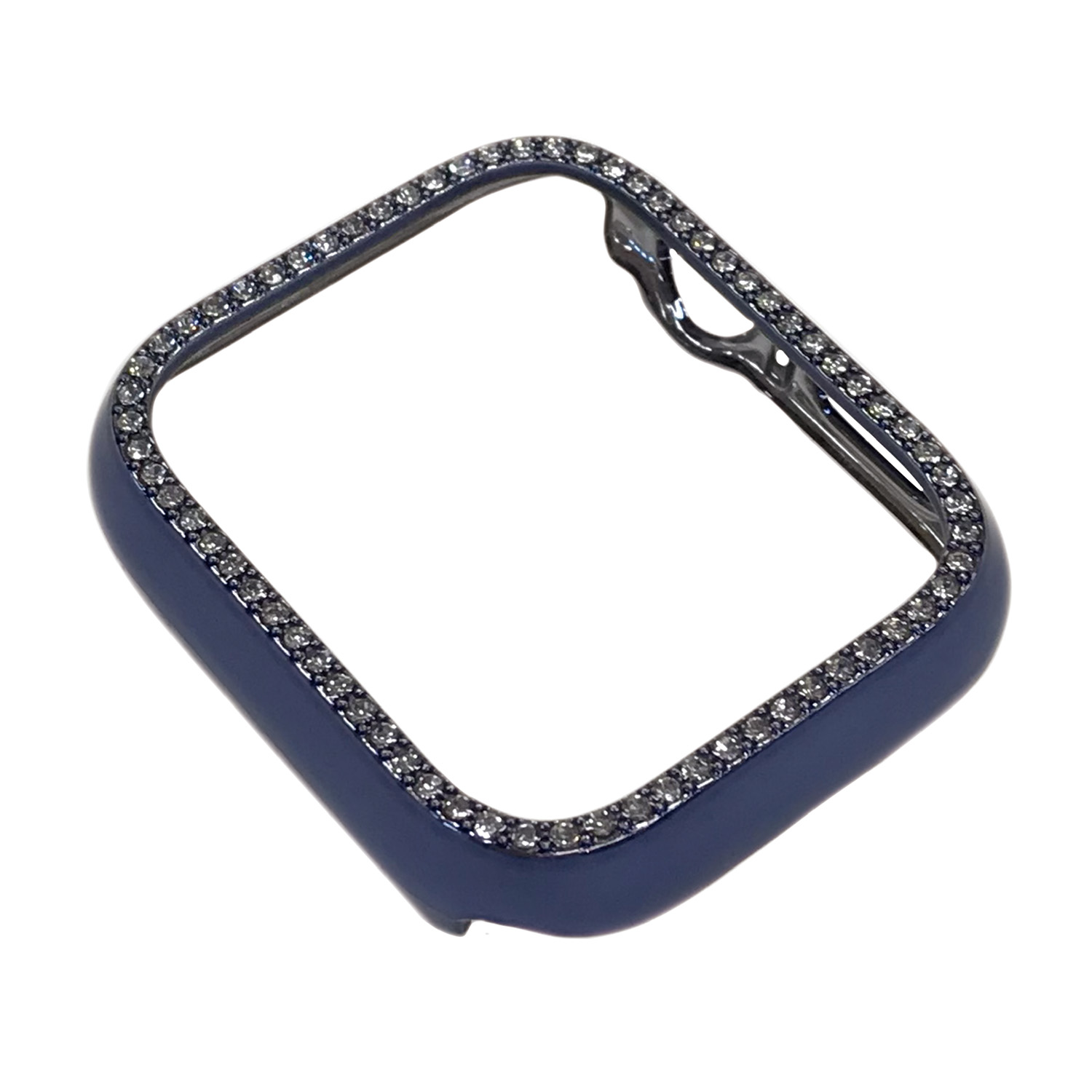 AppleWatch44mm用側面保護マッドメタリックケース ブルーストーン