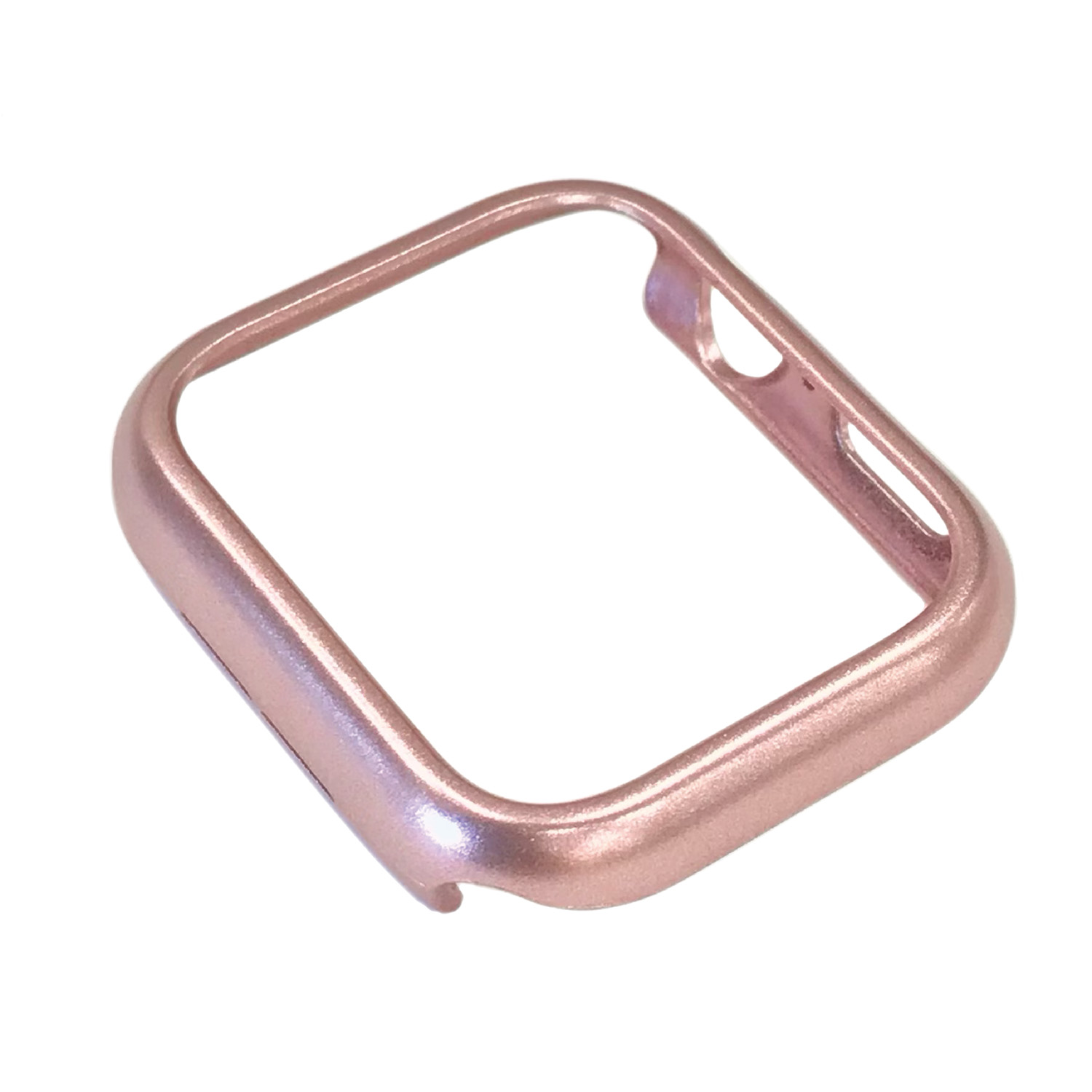 AppleWatch45mm用側面保護マッドメタリックケース ピンクゴールド