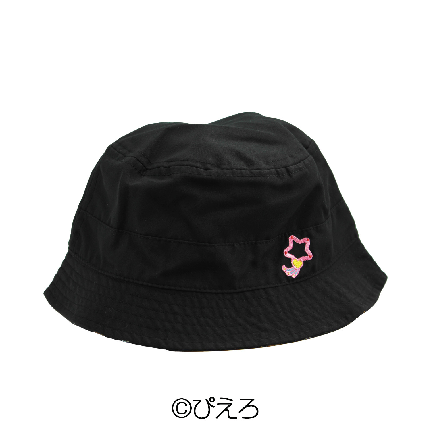 クリィミーマミ ブラックパターンバケットハット