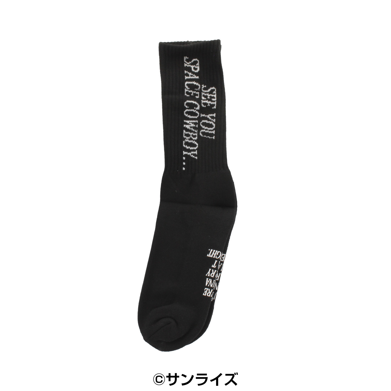 カウボーイビバップ 刺繍靴下B SEE YOU SPACE COWBOY
