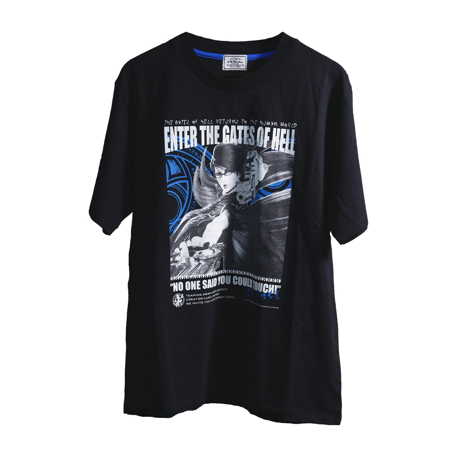 ベヨネッタ2 The Gates of Hell x いいじゃん フロントプリントシャツ L