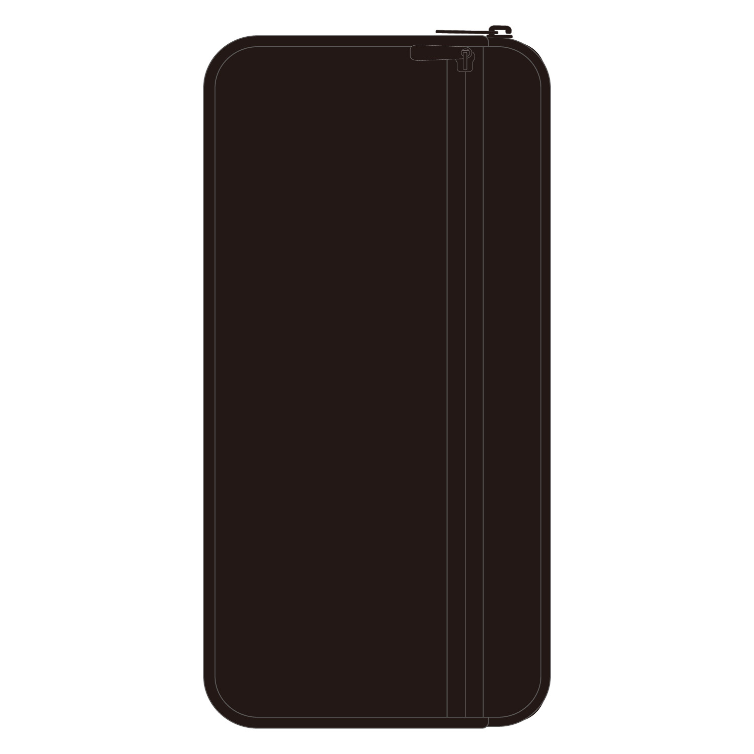 Switch2用シンプル布ポーチ ブラック