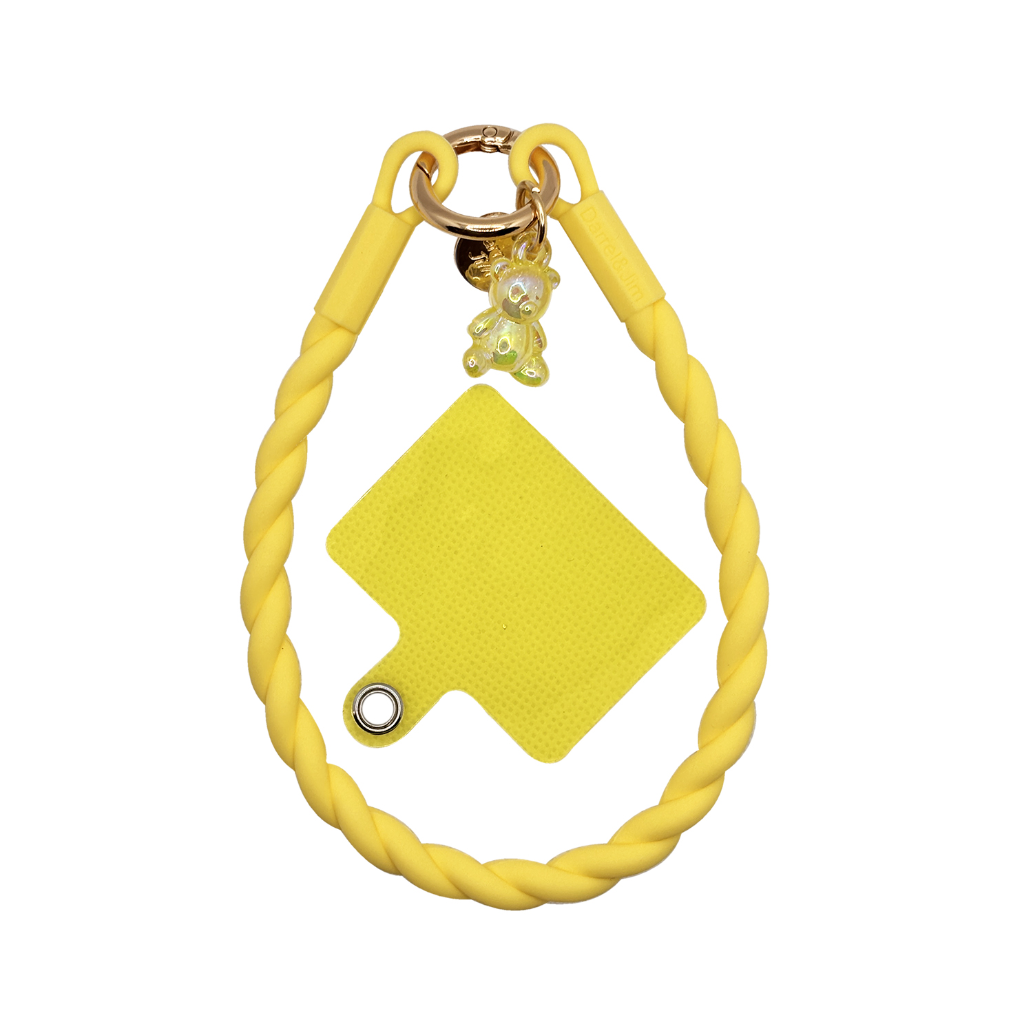 スマホ用シリコンリング イエロー