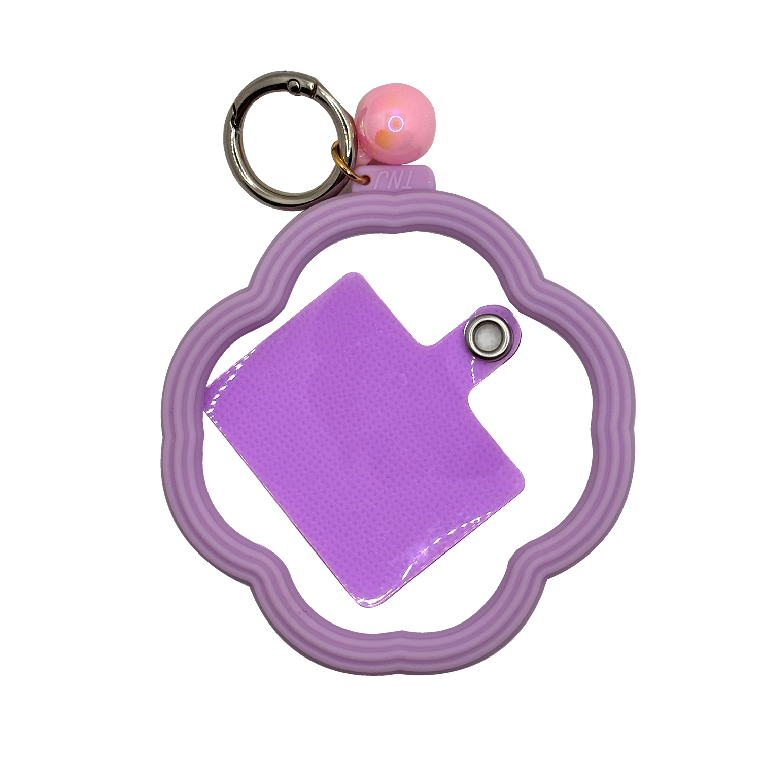 スマホ用シリコン丸リング パープル