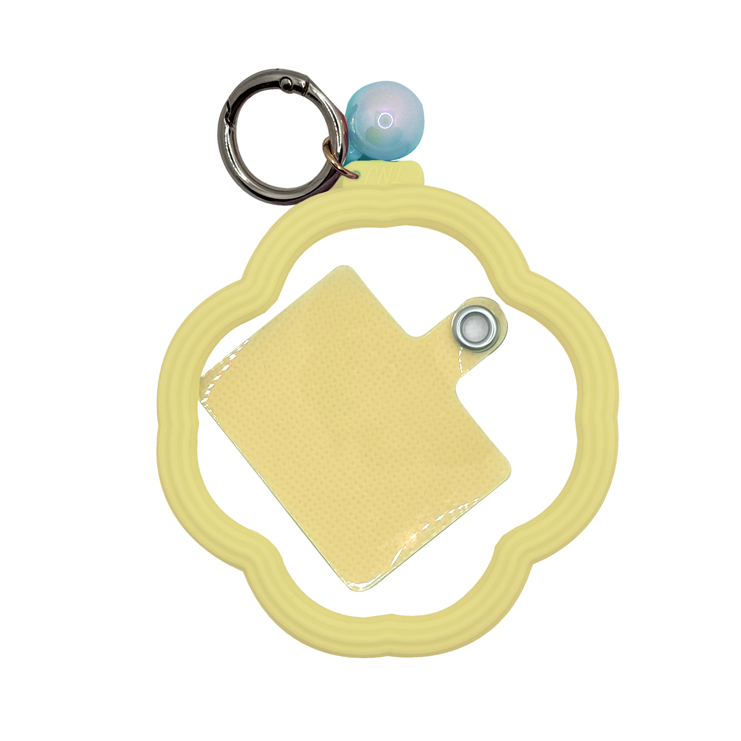 スマホ用シリコン丸リング イエロー