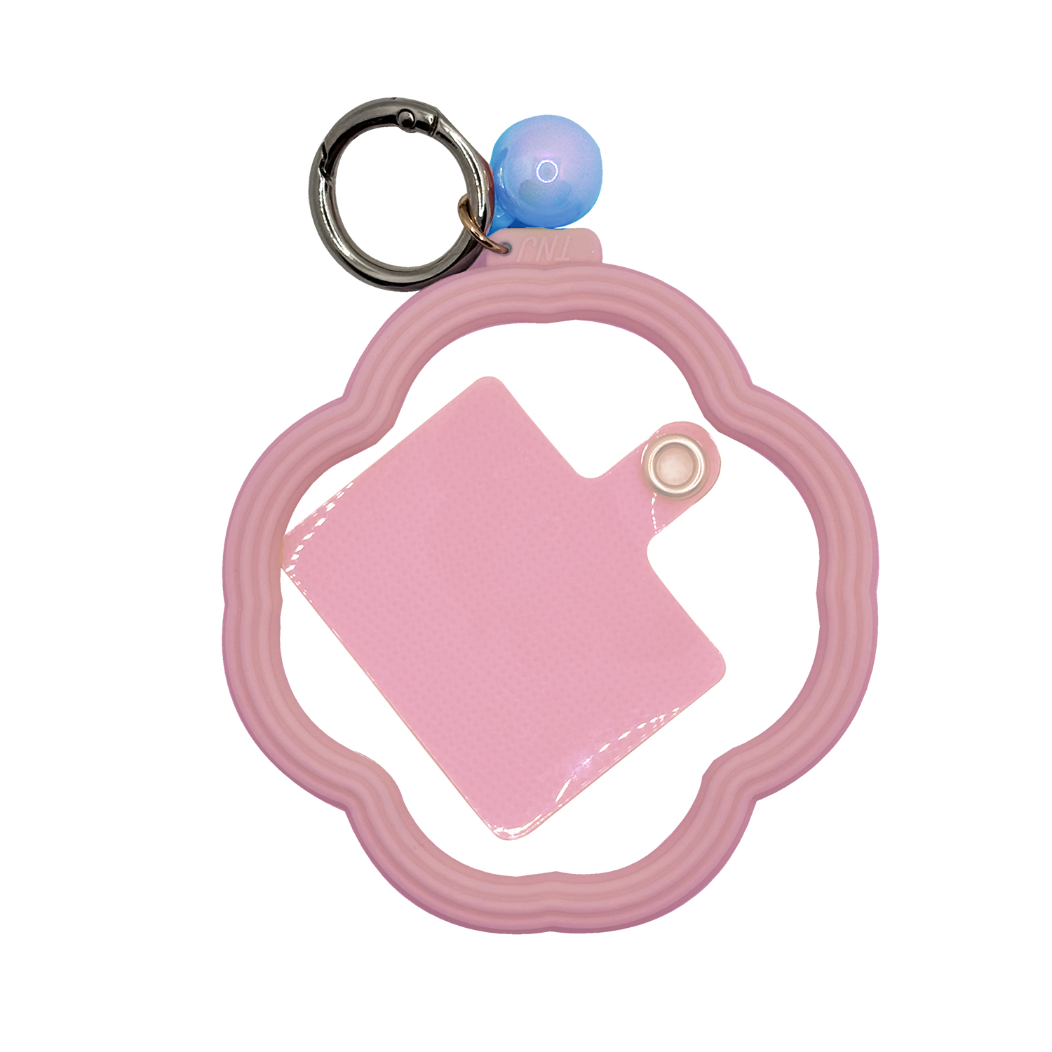 スマホ用シリコン丸リング ピンク