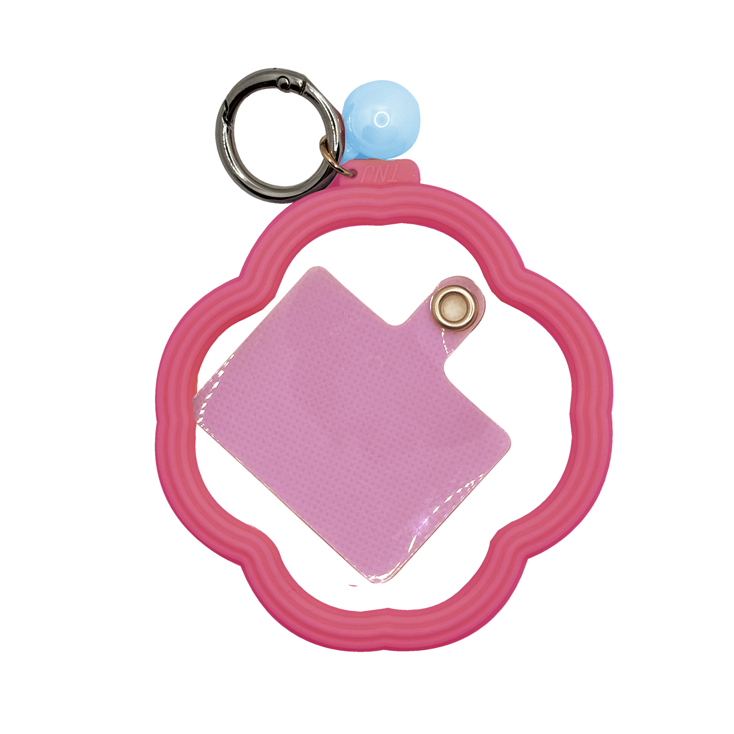 スマホ用シリコン丸リング ピーチ