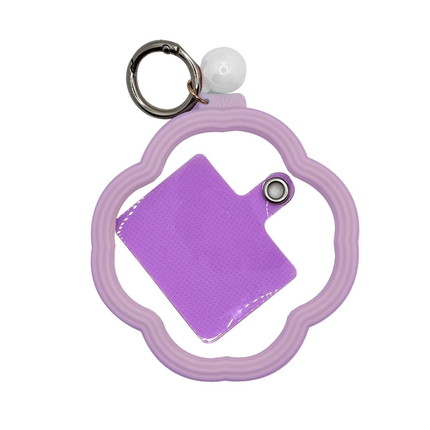 スマホ用シリコン丸リング ライトパープル