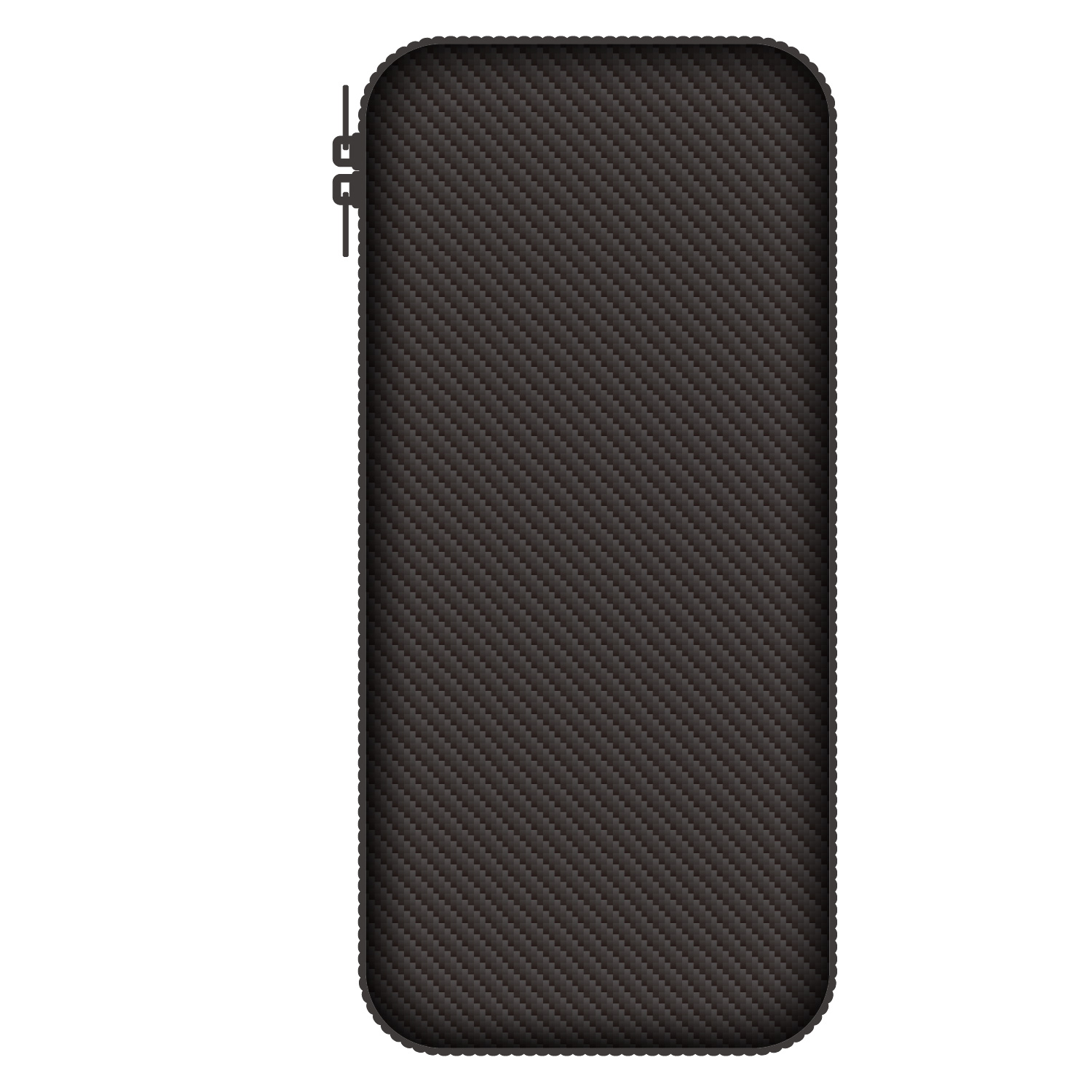 Switch用カーボン調EVAポーチ ブラック/ブラック