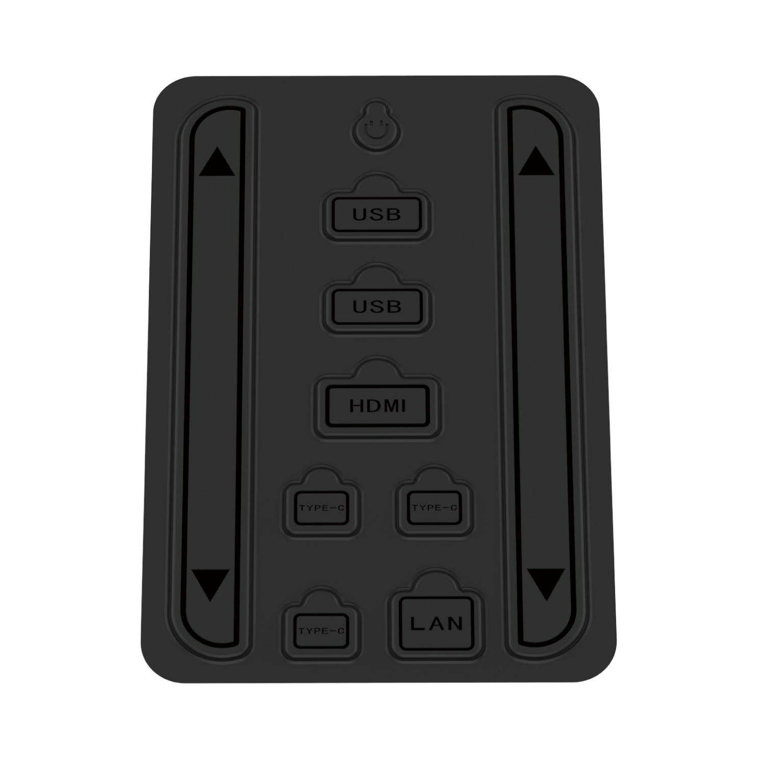 Switch2用ホコリ防止キャップ2 ブラック