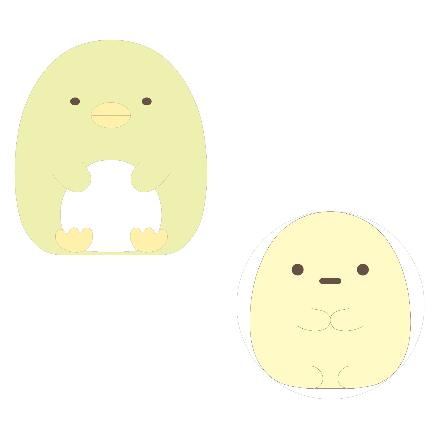 Switch2用アナログスティックカバー ぺんぎん?/たぴおか