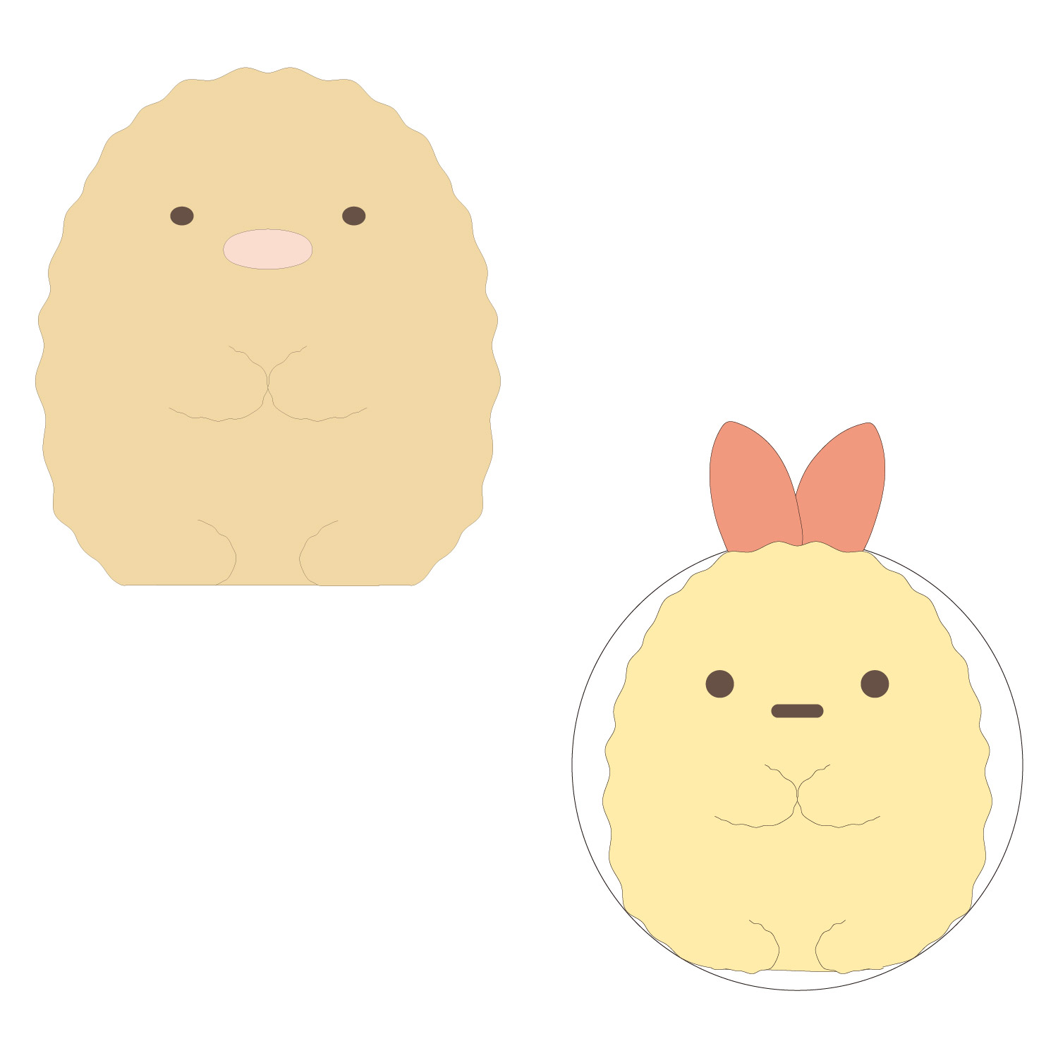 Switch2用アナログスティックカバー とんかつ/えびふらいのしっぽ