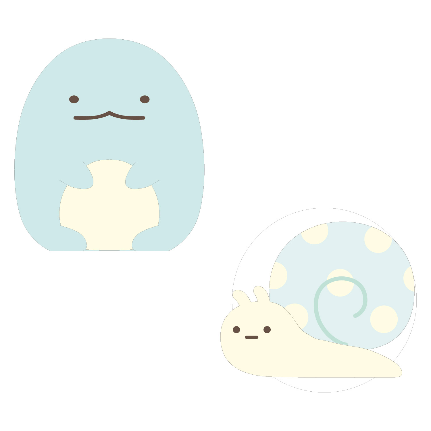 Switch2用アナログスティックカバー とかげ/にせつむり