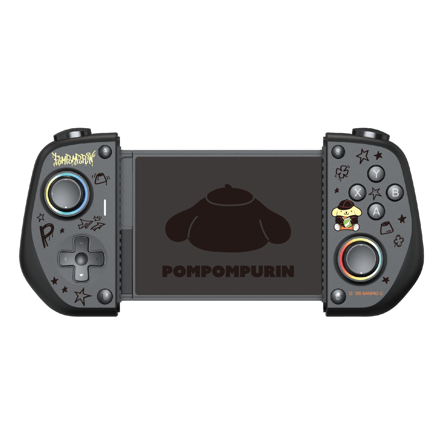 スマホ用モバイルゲームパッド サンリオキャラクターズ ポムポムプリン