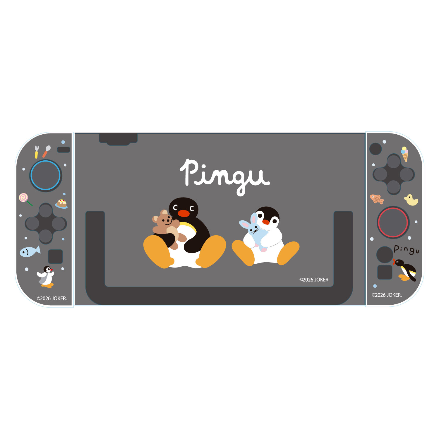 ゲーム用セパレート型クリアケース ピングー ぬいぐるみ