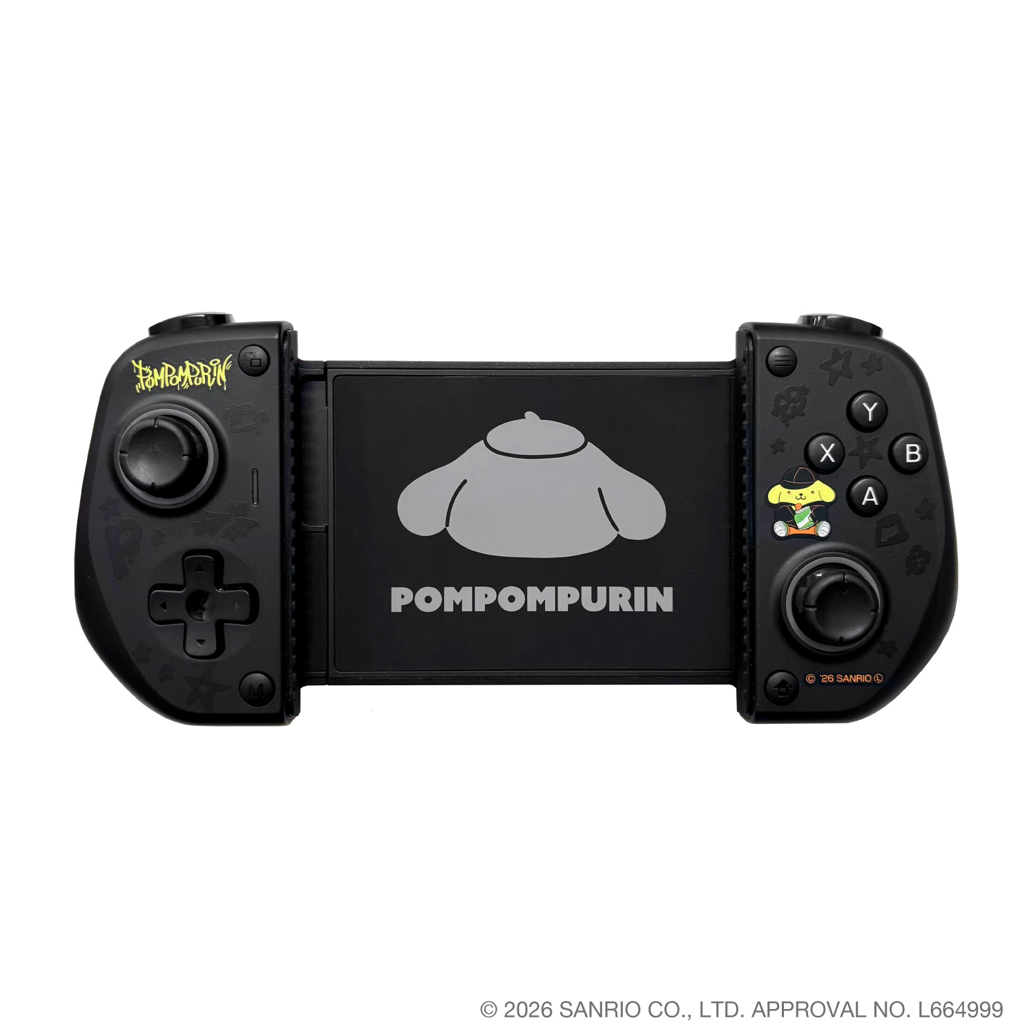 スマホ用モバイルゲームパッド サンリオキャラクターズ ポムポムプリン