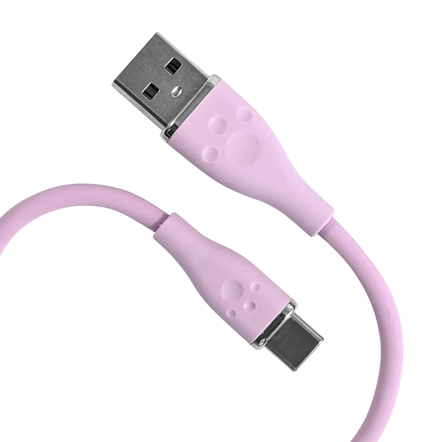 シリコンケーブルTypeAtoC1.5m パープル