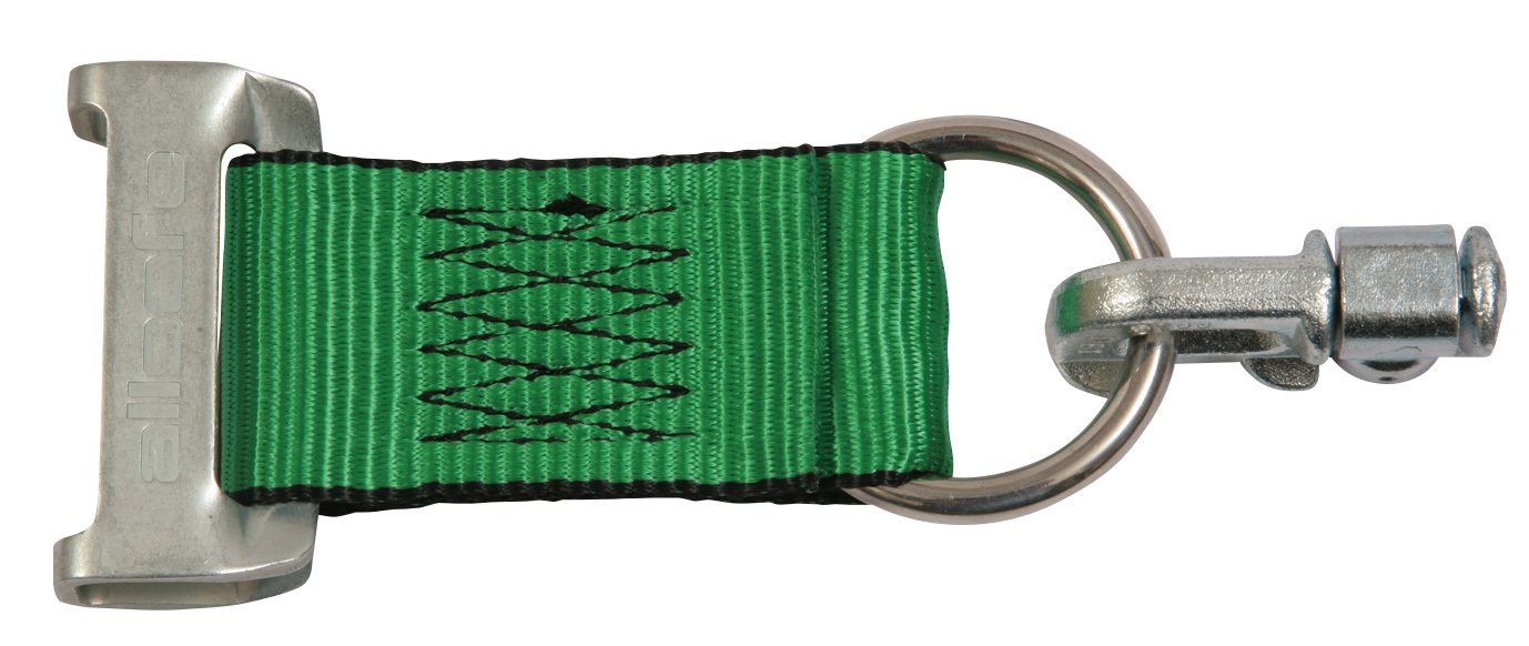 ロープタイオフ　ワンピースキャッチャー×ダブルスタッドフィッティングリング付き　50mm幅