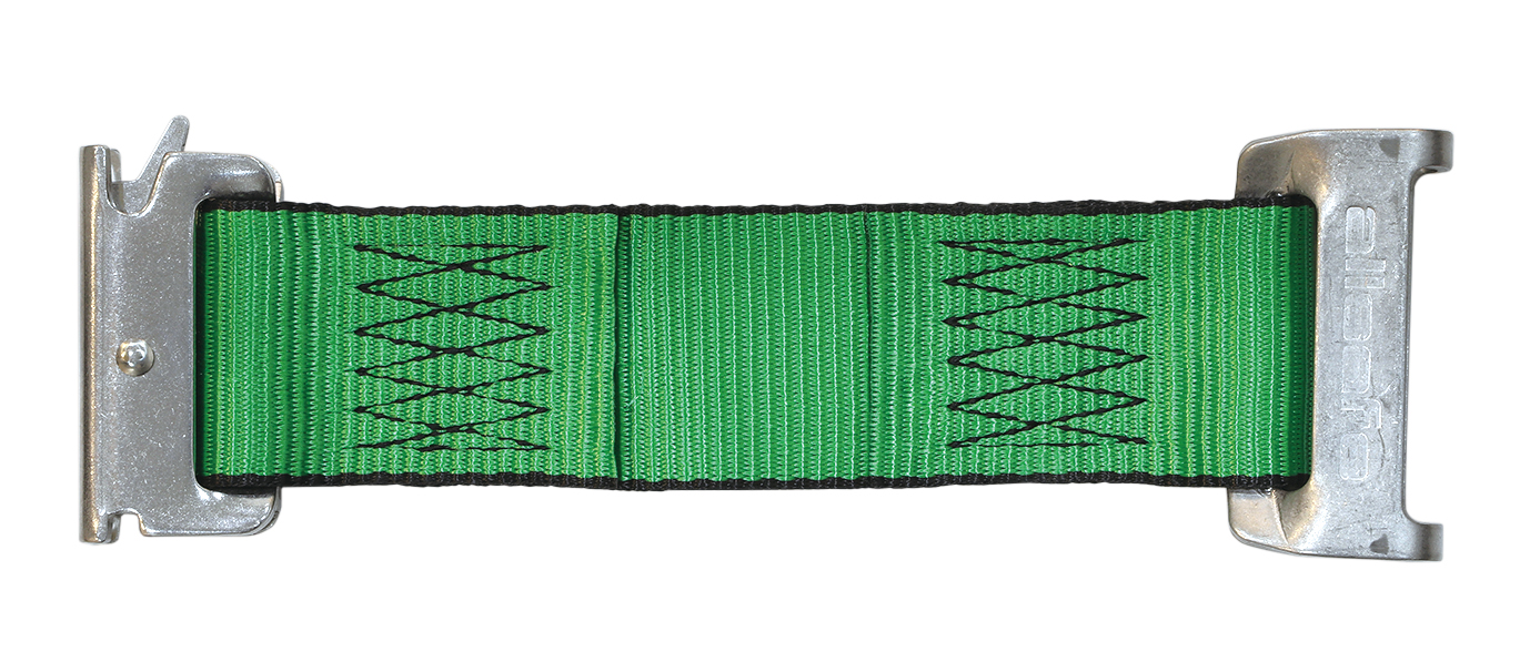 ステンレス製ワンピースキャッチャー付きラッシングベルト（延長ベルト）　50mm幅