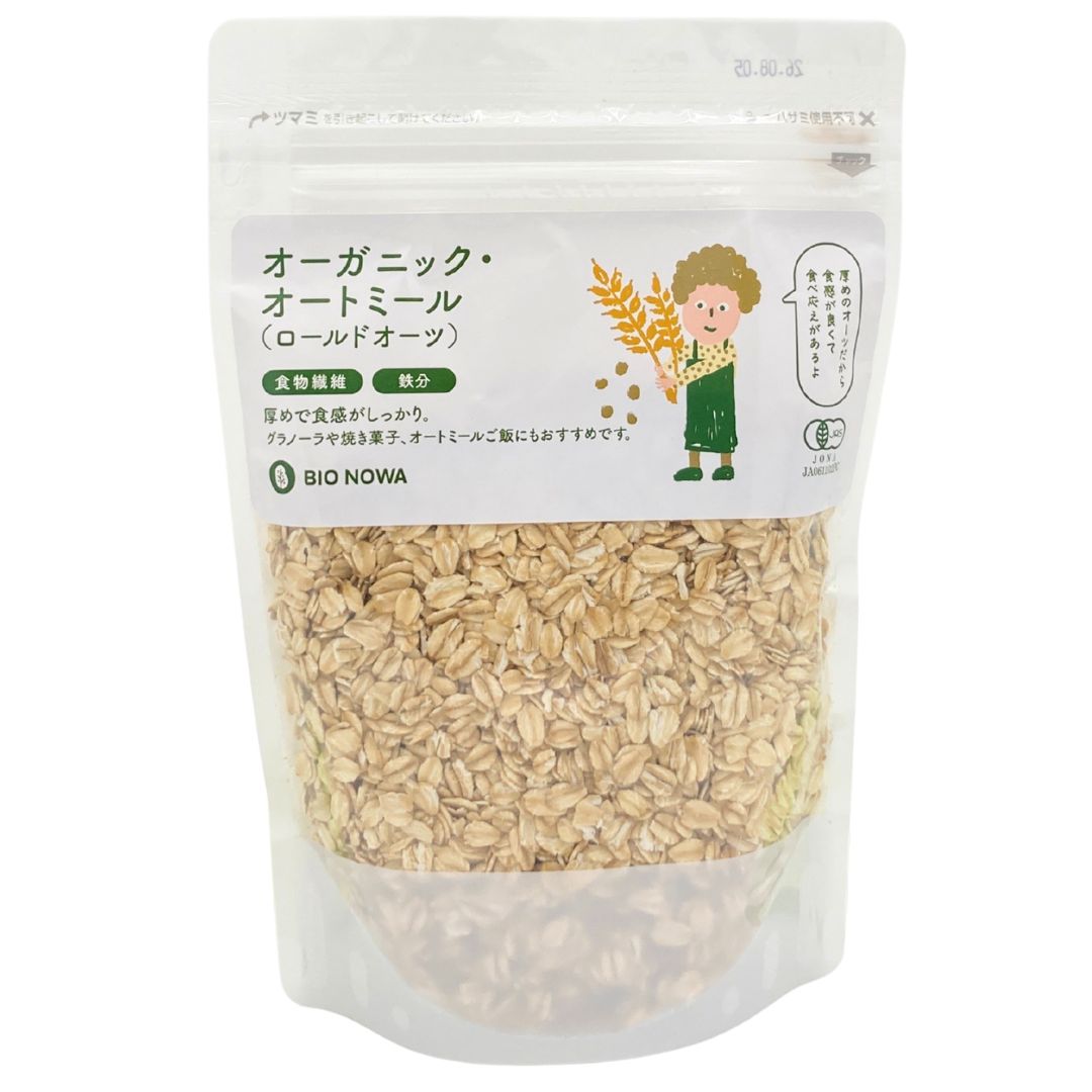 BIONOWA オーガニック・オートミール（ロールドオーツ）