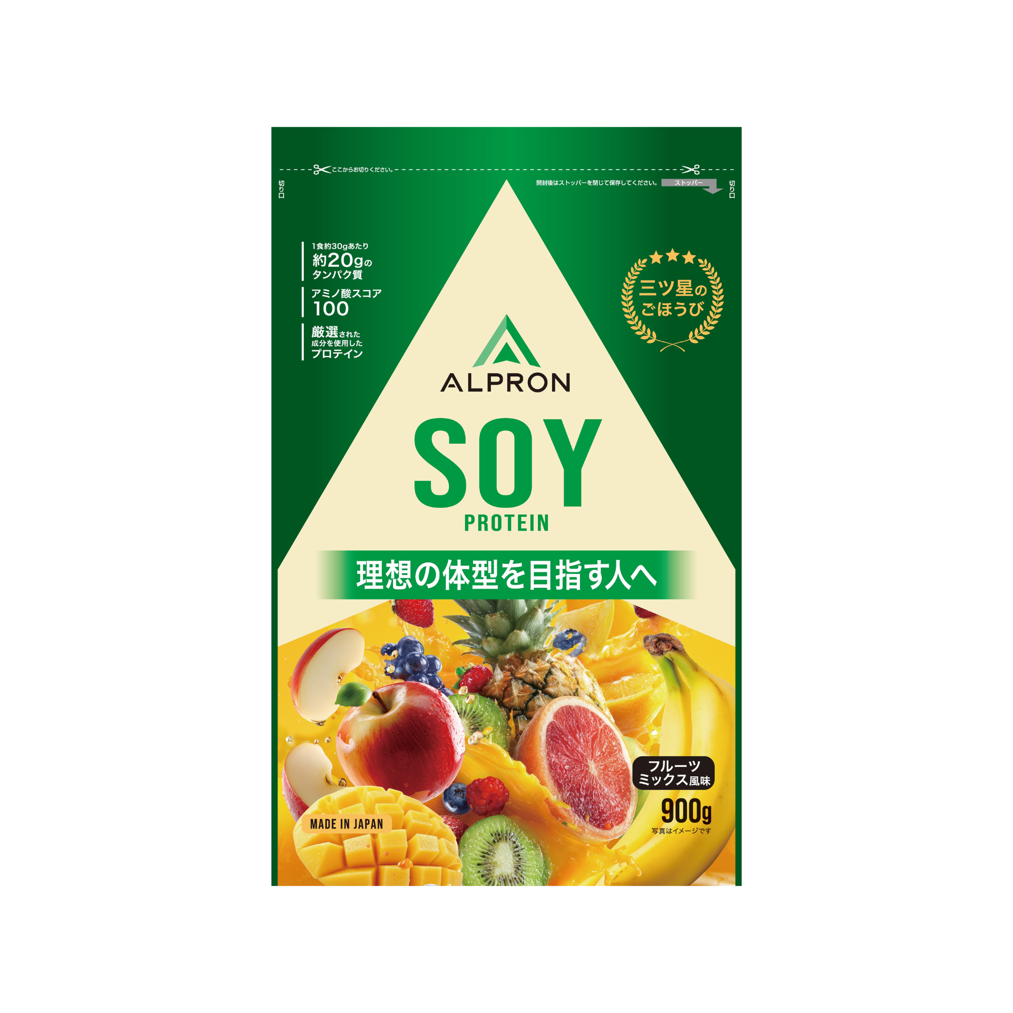 ALPRON SOY ﾌﾙｰﾂﾐｯｸｽ 900g