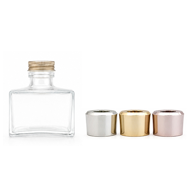スクエア瓶 ネジ栓 被せキャップセット 150ml