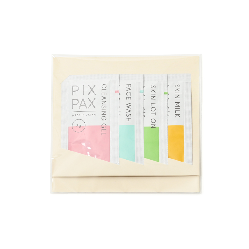 レディース用アメニティ スキンケア4点セット　袋入り　100セット