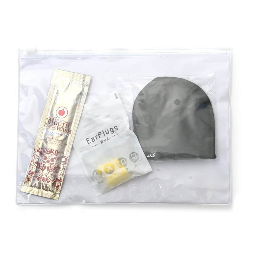 リラックスセット　透明（片面）チャック袋入り　50セット