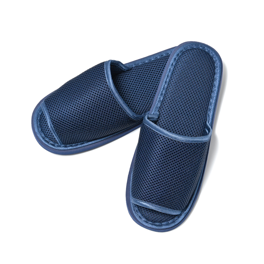 ウォッシャブル メッシュスリッパ（紺）　10足