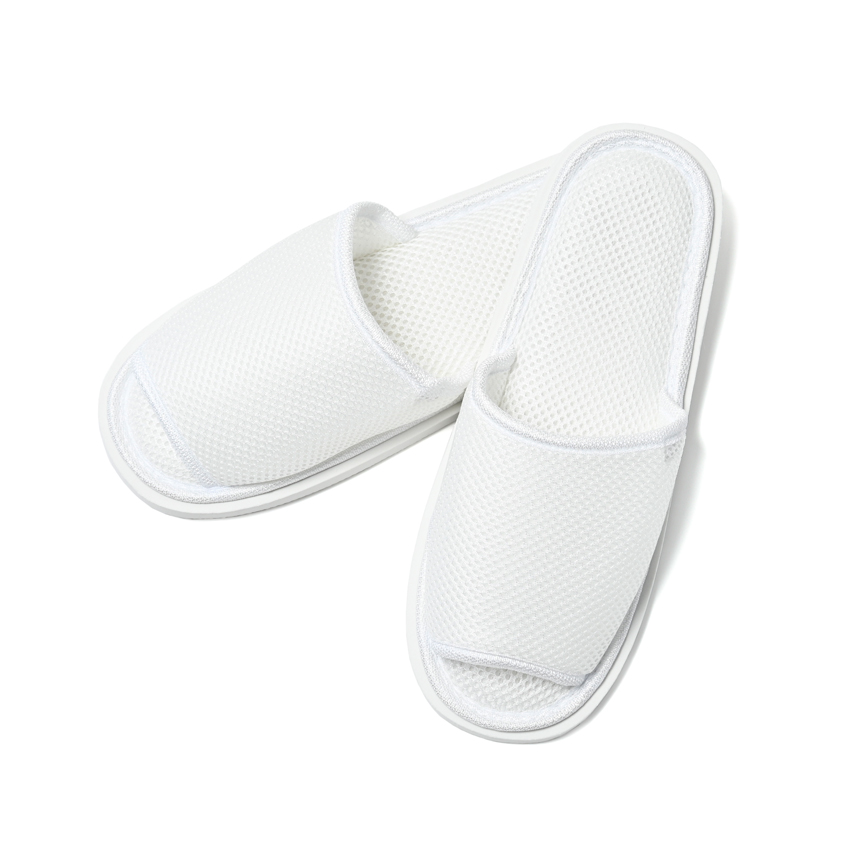 ウォッシャブル メッシュスリッパ（白）　10足
