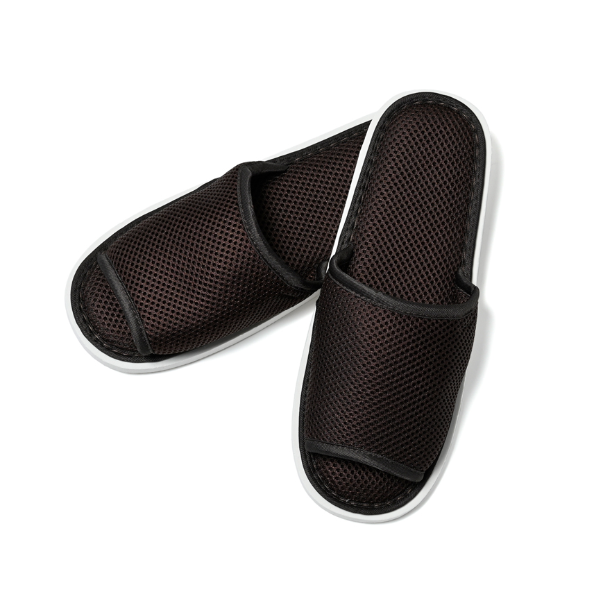 ウォッシャブル メッシュスリッパ（茶）　10足