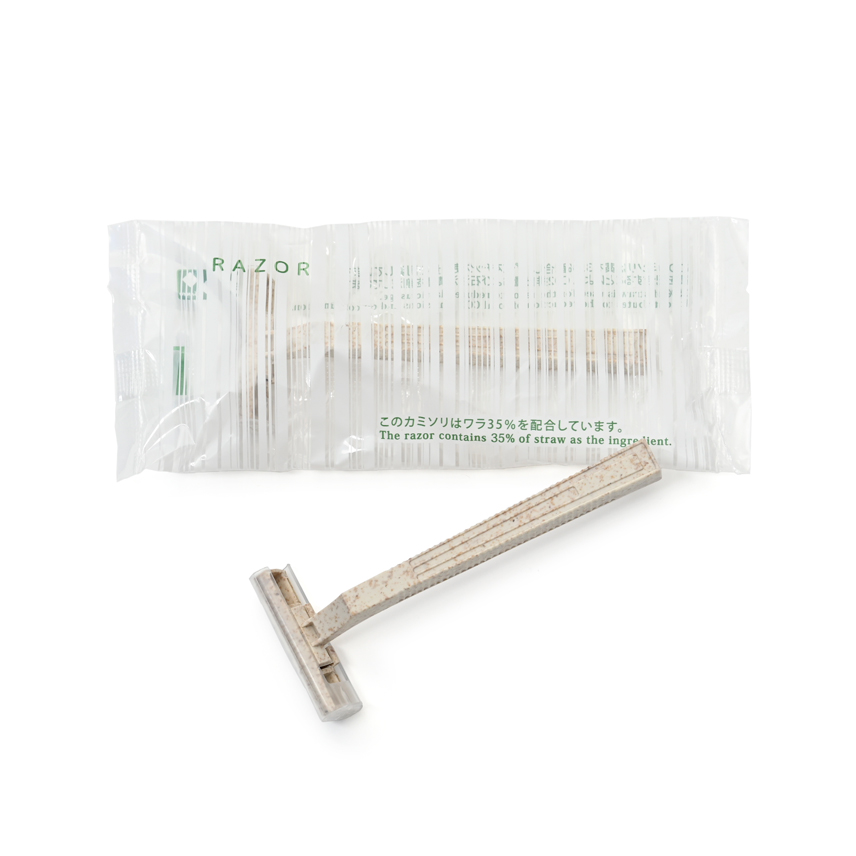 エコカミソリ２枚刃（白）　100本