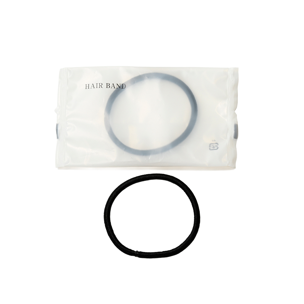 ヘアゴム M 黒　100個