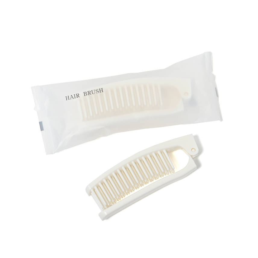 2つ折りアーチブラシ（白）　100本