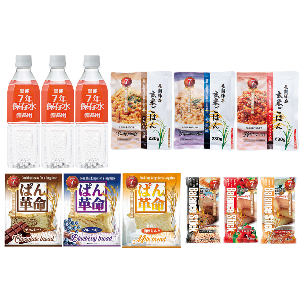 ７年保存調理不要！3DAYs非常食セット　6セット