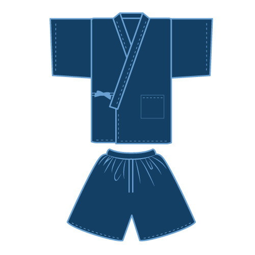 不織布館内着 ブルー　60セット