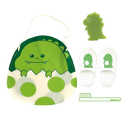 子供用アメニティセット（恐竜）　不織布ポーチ入り　100セット
