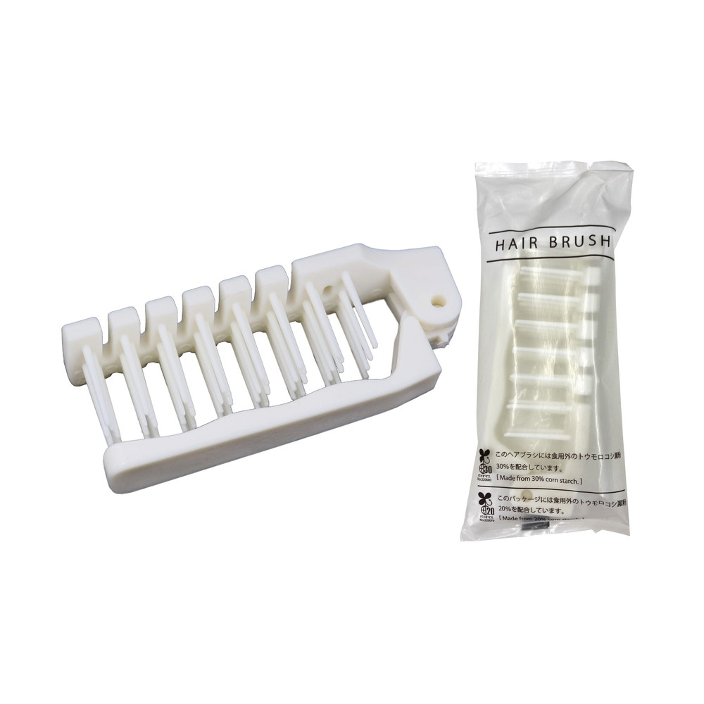 バイオマス包材入り 折りたたみecoブラシ　600個