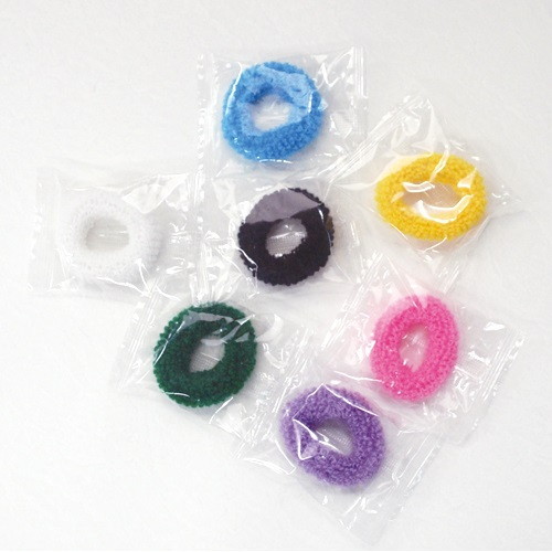 ヘアゴム 7色アソート（OP袋入）　2,000個