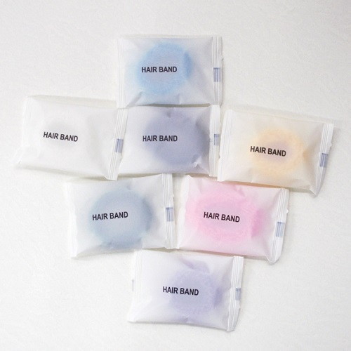 ヘアゴム 7色アソート（マット袋入）　5,000個