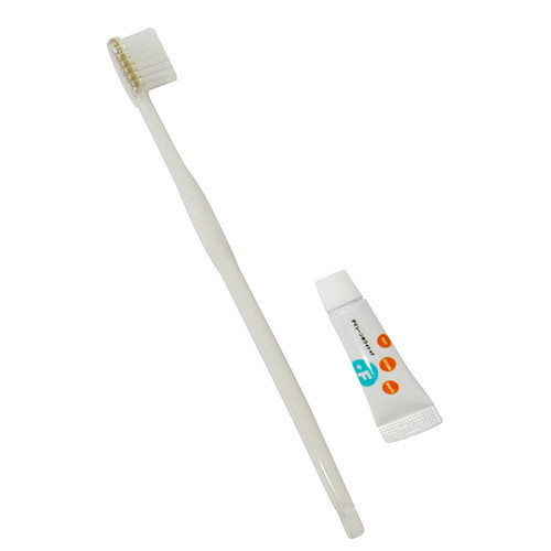 リサイクルペット歯ブラシ（バイオマスOP袋入）　500セット