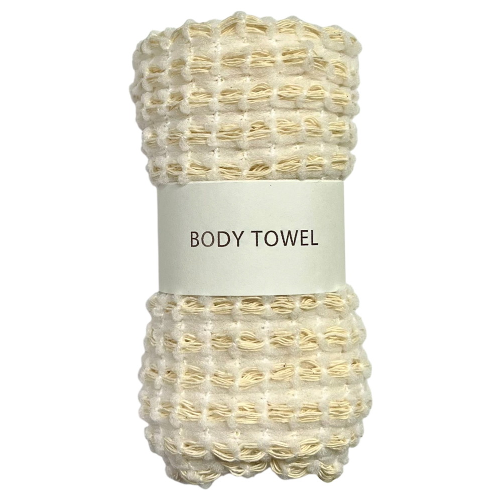 紙帯巻きボディタオル〈やわらかめ〉　500個