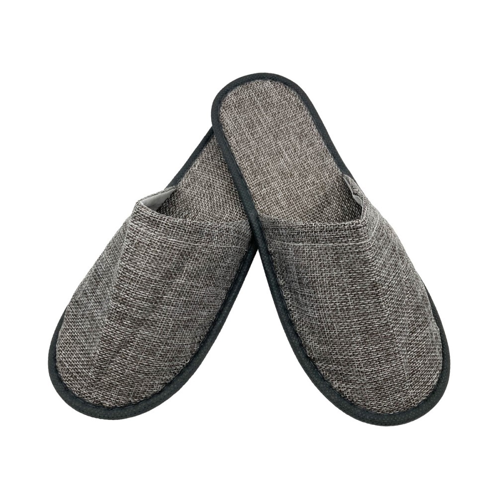 編生地スリッパ グレー（袋入）　200足