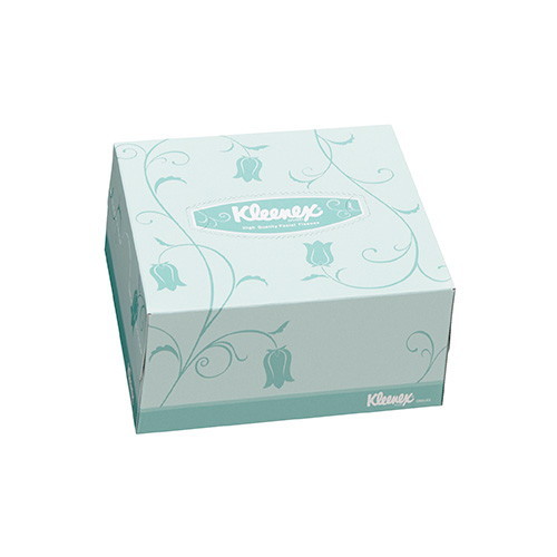 クリネックス ティシュー ハーフ100W 1/2カット　96ボックス