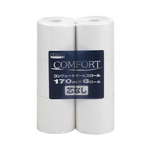 コンフォート サービスロール 170m 芯なし 6ロール入×8パック