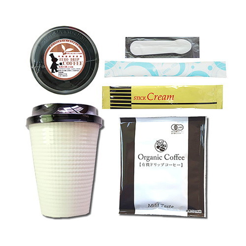 ユーロ有機ドリップ　コーヒーカップセット　100セット